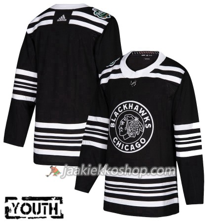 Lapsille NHL Chicago Blackhawks Pelipaita Blank 2019 Winter Classic Adidas Musta Authentic